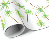 ビーチヤシの木 ラッピングペーパー (ロールコーナー)