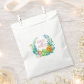 ビーチヤシの熱帯性パイナップル フェイバーバッグ (クリップ留めされた状態)