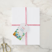 ビーチヤシ熱帯結婚花 ギフトタグ (より糸付き)