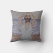 ビーチヨガポーズ クッション (裏面)