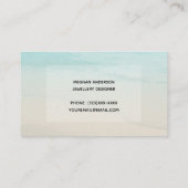 ビーチヨガ 名刺 (裏面)