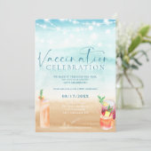 ビーチライツカクテルワクチン接種お祝い 招待状 (スタンド正面)