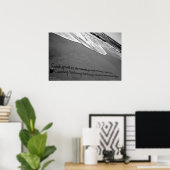 ビーチライトズセレニティ祈りの言葉 ポスター (ホームオフィス)