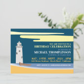 ビーチライトハウスバースデーパーティー 招待状 (スタンド正面)