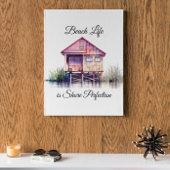 ビーチライフは海岸完璧 キャンバスプリント