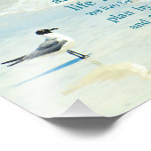 ビーチライフは違う引用文 フォトプリント            (角)