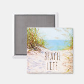 ビーチライフウォーターカラービーチパス マグネット (正面/裏面)