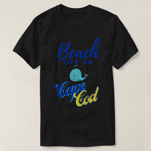 ビーチライフオンケープコッド1 Tシャツ (デザイン正面)