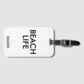 ビーチライフガードギフト ラゲッジタグ (正面横)