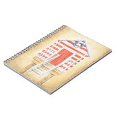 ビーチライフガードシャックサマー ノートブック (左側)