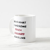 ビーチライフガード素晴らし、 コーヒーマグカップ (正面左)