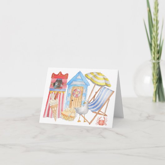 ビーチライフグリーティングカード カード (正面)