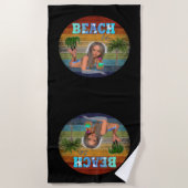ビーチライフサーフ ビーチタオル (正面)