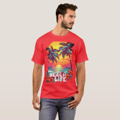 ビーチライフスタイルサマーデイズ Tシャツ (正面フル)