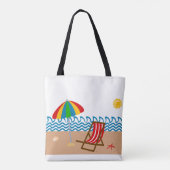 ビーチライフトート トートバッグ (裏面)