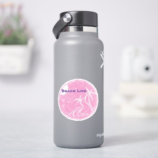 ビーチライフビニールカットシール シール (HydroFlask)
