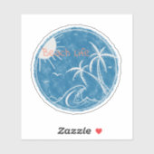 ビーチライフビニールカットシール シール (シート)