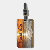 ビーチライフ荷物タグ ラゲッジタグ (正面縦)