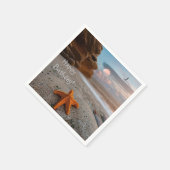 ビーチライフ誕生日紙ナプキンス スタンダードカクテルナプキン (角)