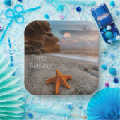 ビーチライフ誕生日 ペーパープレート (パーティー)