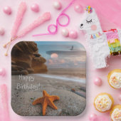 ビーチライフ誕生日 ペーパープレート (パーティー)