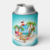 ビーチライフ 缶クーラー (缶正面)