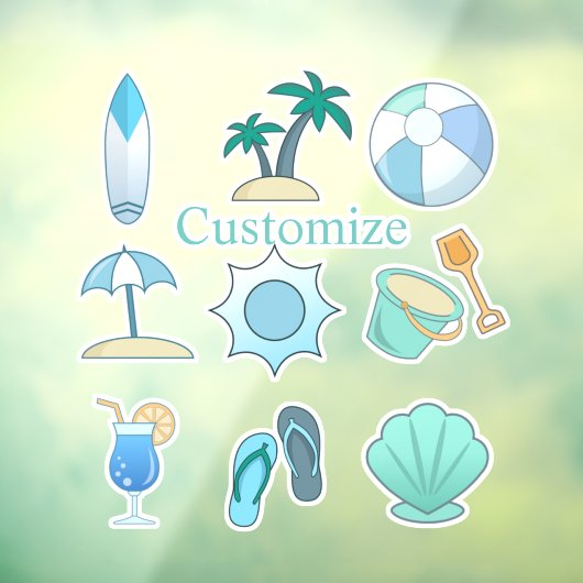 ビーチライフThunder_Cove ウィンドウサイン (シート3)