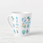 ビーチライフThunder_Cove カフェラテマグ (左アングル)