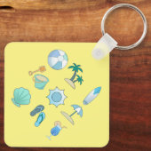 ビーチライフThunder_Cove キーホルダー (裏面)