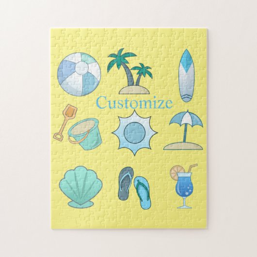 ビーチライフThunder_Cove ジグソーパズル (縦)