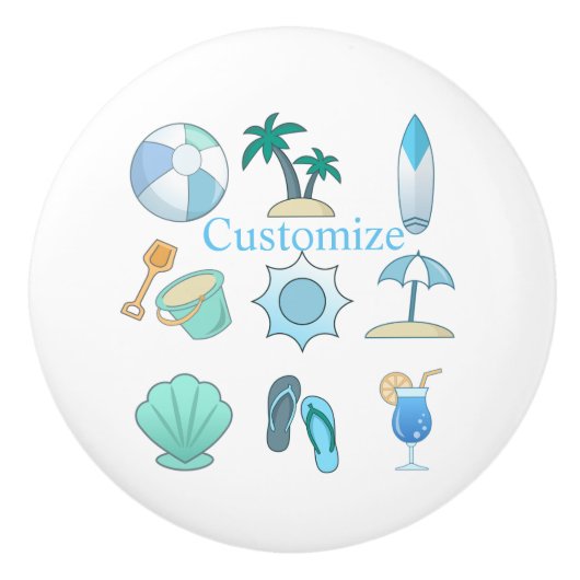 ビーチライフThunder_Cove セラミックノブ (正面)