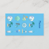 ビーチライフThunder_Cove 名刺 (裏面)