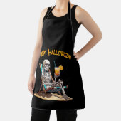 ビーチラウンジスケルトンハロウィーン エプロン (インサイチュ)