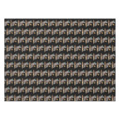 ビーチラウンジスケルトンハロウィーン テーブルクロス (正面(横))