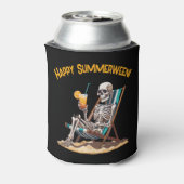 ビーチラウンジスケルトンハロウィーン 缶クーラー (缶裏面)