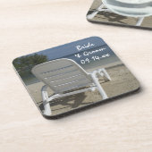 ビーチラウンジチェア結婚ズ コースター (左側)