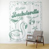 ビーチラストトーストグリーンバチェロレッテパーティー タペストリー (インサイチュ)