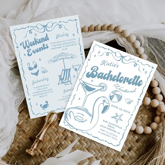 ビーチラストトーストバチェロレッテ週末 招待状
