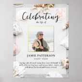 ビーチラバーのライフセレブレーション フォト(追悼写真) - 葬儀 ポスター (正面)