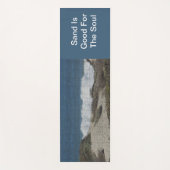 ビーチラバーコースタルフックランドスケープ海ビーチコンバー ヨガマット (正面)