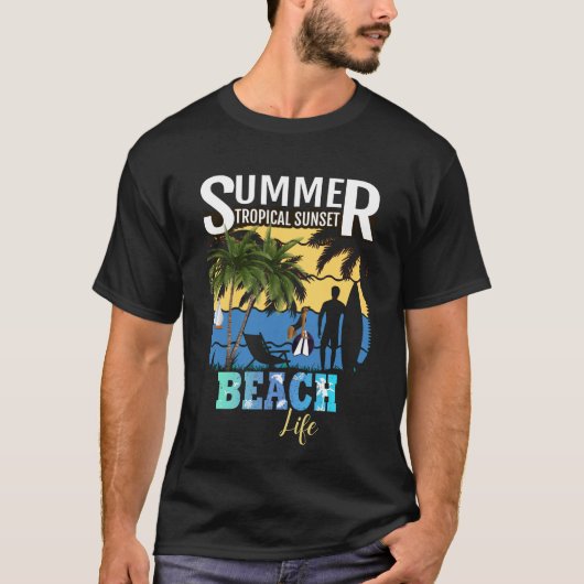 ビーチラバーズハウスパーティー Tシャツ (正面)