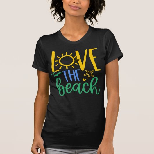 ビーチラバー "Love the Beach" Tシャツ (正面)