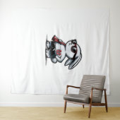 ビーチラビットバニービーチゲーマーサマー タペストリー (インサイチュ(横))