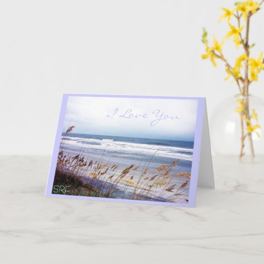 ビーチラブ カード (黄色い花)