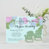 ビーチランタンベビーシャワー 招待状 (スタンド正面)