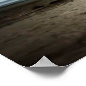 ビーチランニングズホワイトホースオン ポスター (角)