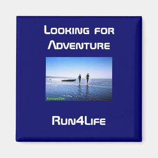 ビーチランニングマグネット上の マグネット