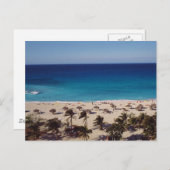 ビーチリゾートバックグラウンド ポストカード (正面/裏面)