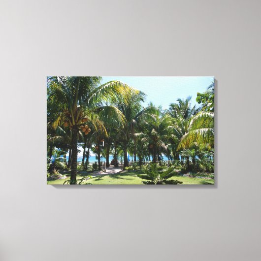 ビーチリゾート キャンバスプリント (正面)