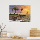 ビーチリゾート ポスター (キッチン)